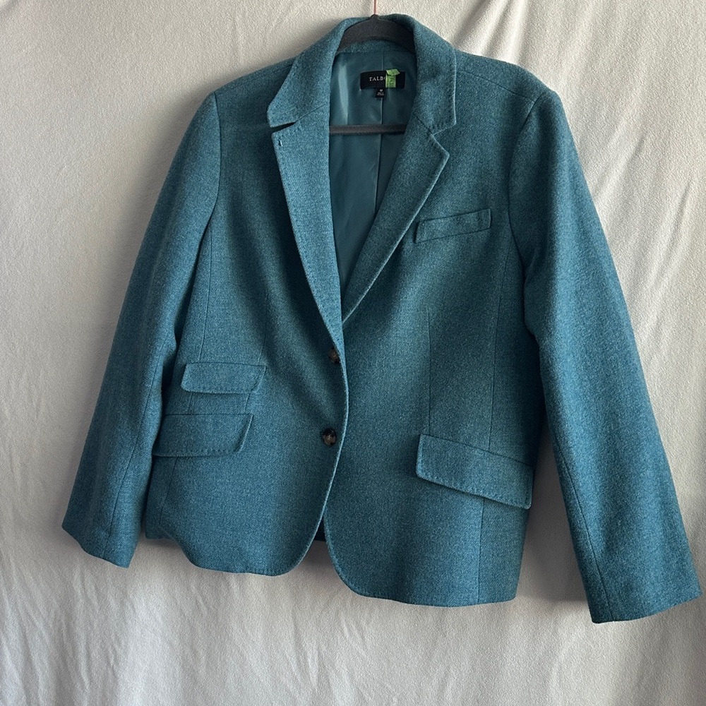 Talbots Teal Blazer -womens